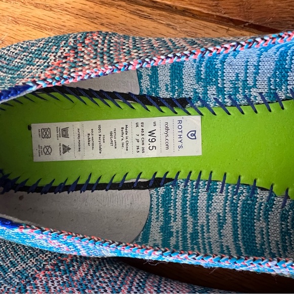 Rothy’s Turquoise Melange Loafer, sz 9.5 - Picture 5 of 5